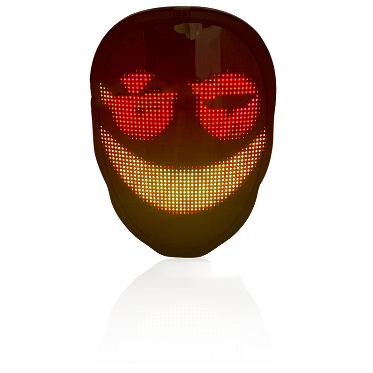Source factory full color APP face changing LED luminous mask display mask Halloween party funny faces